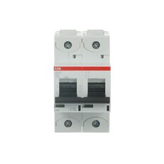 S802S-C63 jistič 2p char. C 63A s klecovou svorkou Icu 50kA ABB 2CCS862001R0634
