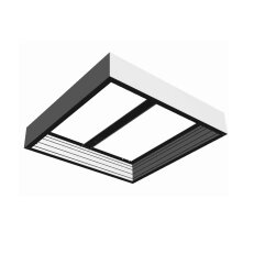 Rámeček pro přisazenou montáž čtverec A 600 pro svítidla do výšky max 100mm bílý