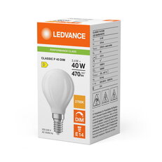 Světelný zdroj LED CLASSIC P DIM P 3.4W 827 Frosted E14 LEDVANCE 4099854439216