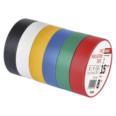 Izolační páska PVC 15mm, 8m barevný mix EMOS F61590