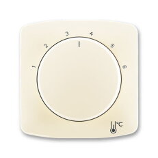 Kryt termostatu s otočným ovládáním, slonová kost ABB 3292A-A00300 C