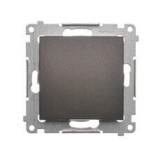 Přepínač střídavý, řazení 6, 10AX, 250V~ hnědá matná metalizované DW6.01/X/46