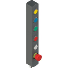 Ovládací jednotka BN 6 prvků (konfigurace A13) 1NO, IP65 PIZZATO BNAC6ZA13