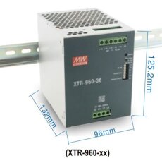 Zdroj na DIN 960W 24V 40000mA MEAN WELL XTR-960-24