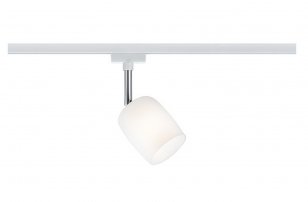 URail spot Blossom bílá satin sklo max. 10W G9 953.42 PAULMANN 95342