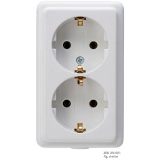 120101001 2-way multiple socket outlet,