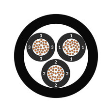 Železniční kabel ÖLFLEX TRAIN 340 600V 2x0,5 LAPP 15340040