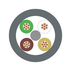 Nízkofrekvenční datový kabel UNITRONIC LiYY A 4X22AWG/7 LAPP 0022604