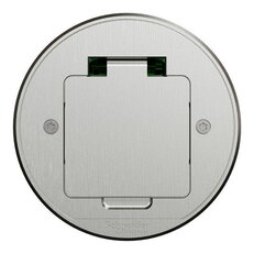 Unica System+ Podlahová krabice XS se zás. 250V/16A IP44 šedá SCHNEIDER INS52103