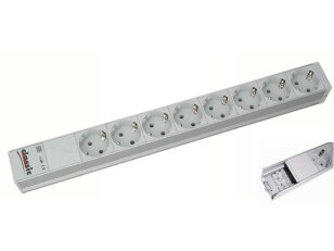 Bachman 333.416 19'' 1U 8xCEE7/3 1xterminal