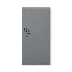 ABB Levit M Kryt 2násobný pravý symbol stmívání ocelová 6220H-A02204 69