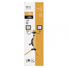 LED reflektor HOBBY SLIM, 2x 20,5W + trojnožka, žlutý, neutrální bílá
