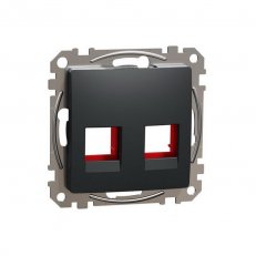Sedna D/E Kryt pro RJ45 KRONE UTP konektor, Antracit SCHNEIDER SDD114441C