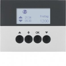 Žaluziový časový spínač, K.5, alu mat, lak. BERKER 85741177