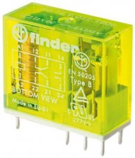 Bezpečnostní relé B,DIN/PS, 2P/8A, 24 V DC, AgSnO2 FINDER 50.12.9.024.4000