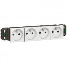 MOSN ZÁS.4X2P+T DLP BÍLÁ 8M BS LEGRAND 077304