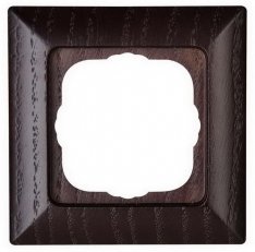 ONTARIO WENGE - rámeček 1-nás. pro vodorovnou a svislou montáž KOPP 306537534