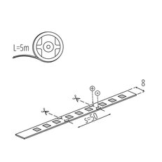 LED pásek L60 11W/M 12 IP00-NW SMD, KANLUX 33303