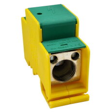 Distribuční blok DTB 120/120+2x16 žluto-zelený ELEKTRO BEČOV UB120K.24