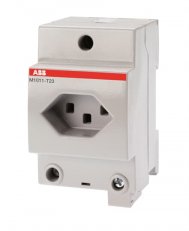 ABB M1011-T23 Modulární zásuvka M1011-T23 standard: Švýcarsko barva: šedá 1f/16A