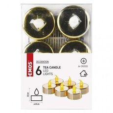LED dekorace čajová svíčka zlatá, CR2032, vnitřní, vintage EMOS DCCV13