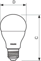Philips Žárovka CorePro LEDbulb ND 11-75W A60 E27 827