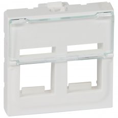 MOSAIC ADAPTÉR DATOVÉ DVOJZÁSUVKY 2XRJ45 KEYST 2MODULOVÝ BÍLÁ LEGRAND 078610