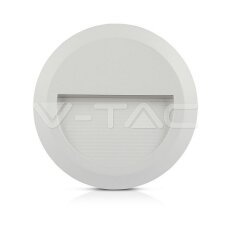 2W LED Step Light White Body Round Warm White, VT-1142 V-TAC SKU1315
