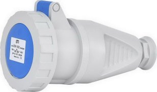 Průmyslová zásuvka na pohyblivý přívod 1F, IP67, 16A, 230V, 2p+PE ETI 004482006