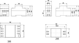Zvonkový transformátor Zt 8/8,1A U1n=230V U2n=4/6/8V Pn=8VA ETI 002411005