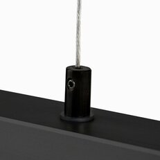 Napájecí závěsný prvek KLUŚ FI-8-LIN-MR pro LED hliníkové profily černá