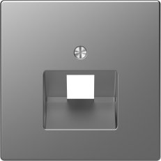 Centrální deska Merten D-Life pro dat.zás.Stainless Steel SCHNEIDER MTN4521-6036