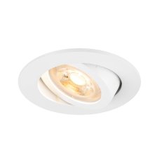 NEW TRIA 68, stropní vestavné svítidlo, kulaté, max. 10W GU10, bílá SLV 1007368