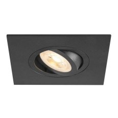 NEW TRIA 75 XL stropní vestavné svítidlo čtvercové max. 10W GU10 černá