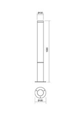 Sloupkové svítidlo HINT ST100 LED 30W IP54 DG 3000K REDO 90277