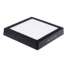 BPS24-LED panel 24W-DW denní bílá čtverec přisazený černý T-LED 102160