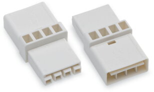 Spojka 4pól. Kód. A bílá WAGO 890-654