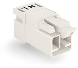 Konektor na desky plošných spojů, úhlové, 2pól., bílá WAGO 890-832/011-000