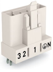 Konektor na desky plošných spojů rovné provedení 5pól. bílá WAGO 890-835