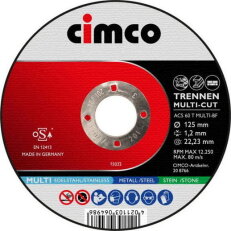 Korundový řezný kotouč MULTI  125 mm CIMCO 208766