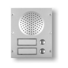 Dveřní audio modul 1+n, série 8000, 2 tlačítka, hliník VIDEX ART. 8835-2
