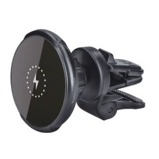 Magnetický držák MagSafe do auta s bezdrátovým nabíjením Qi 15W SOLIGHT DC90QI