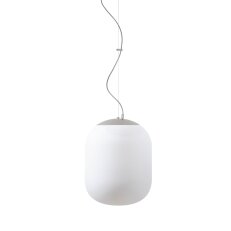 Závěsné LED svítidlo se skleněným stínidlem OSMONT TANIA L1 HP 52W IP40 3K bílá