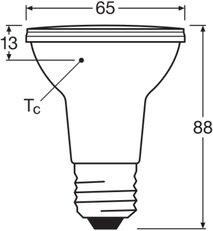 Světelný zdroj LEDVANCE LED PAR20 DIM P 6.4W 927 E27