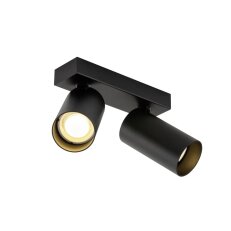 KAMI stropní přisazené svítidlo, double, 2x max. 10 W, GU10, černá SLV 1007727