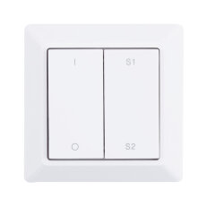 ZigBee nástěnný ovladač - řízení jasu, 1 zóna, 2 scény MCLED ML-917.602.22.0
