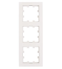 Krycí rámeček 3násobný, bílý SCHRACK EV105303--