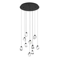 Závěsné svítidlo SINDICAT LED černá/KLAR 30W EGLO 390412