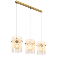 Závěsné svítidlo GORLEY zlatá 3x60W E27 IP20 GLOBO 15698-3HM