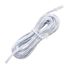 Připojovací konektor Mini (vidlice), kabel AWG18 délka 3m, bílá barva, max. 3A